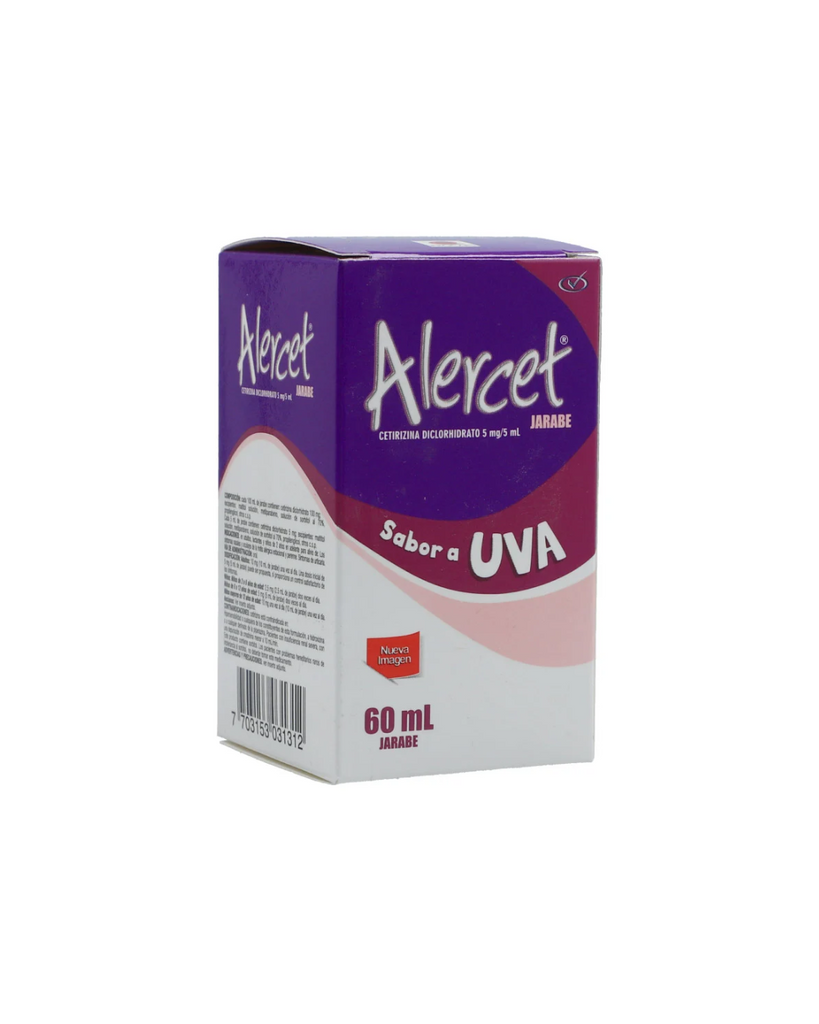 Alercet Jarabe Sabor a Uva Frasco X 60 ml