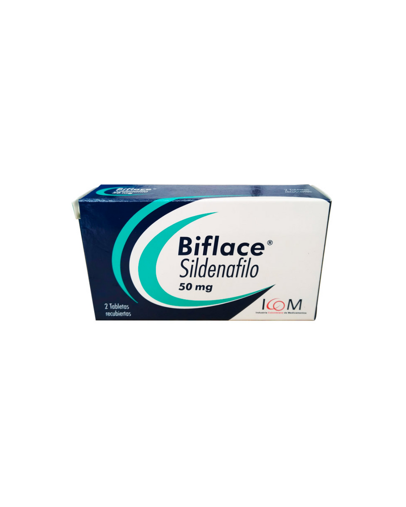 Biflace 50 mg 2 Tabletas Icom