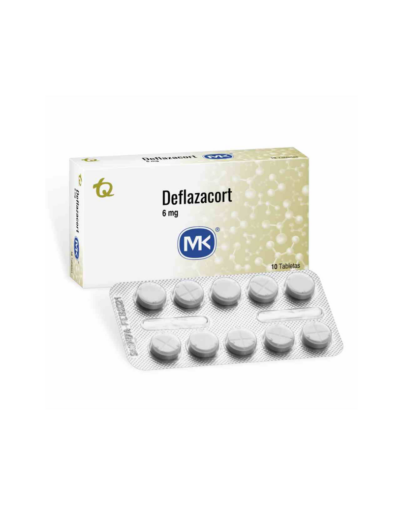 Deflazacort (MK) 6 mg caja x 10 tabletas