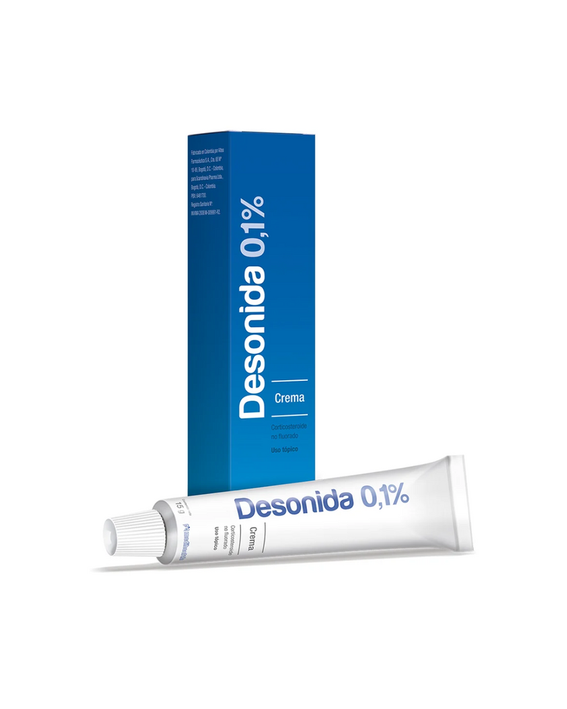 Desonida Crema 0.1% Tubo X 15 Gr