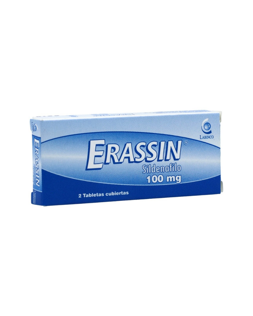 Erassin 100 mg Caja X 2 Tabletas Recubiertas