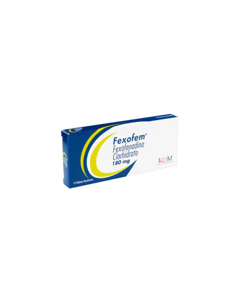 FEXOFEM ICOM TAB RECUBIERTAS 180 MG X 10 TAB