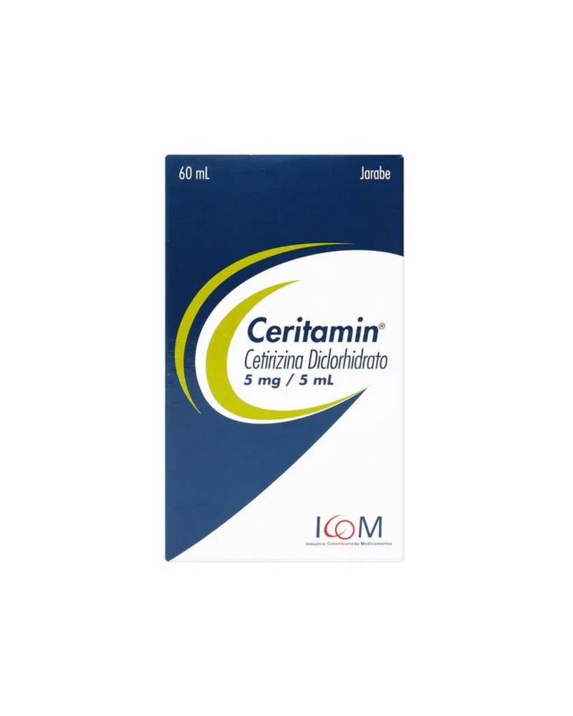 Jarabe Icom Ceritamin 5 Mg/5 Ml Caja X 60 Ml