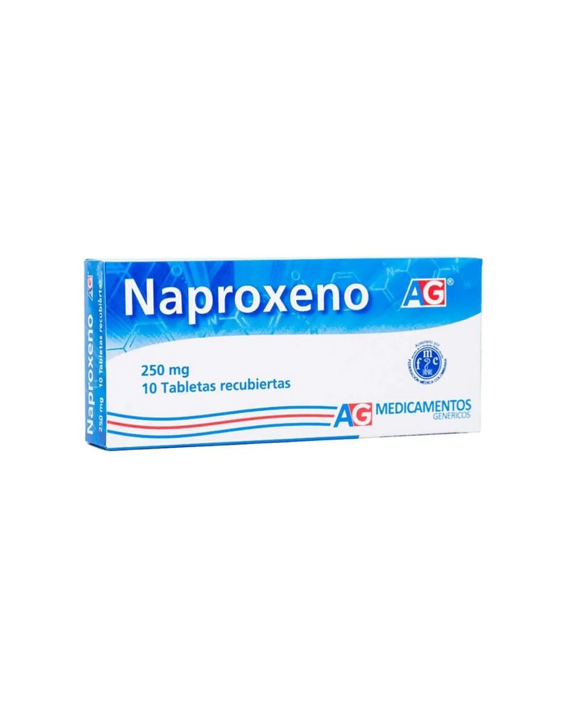 Naproxeno 250Mg Ag X 10 Tabletas (AG)