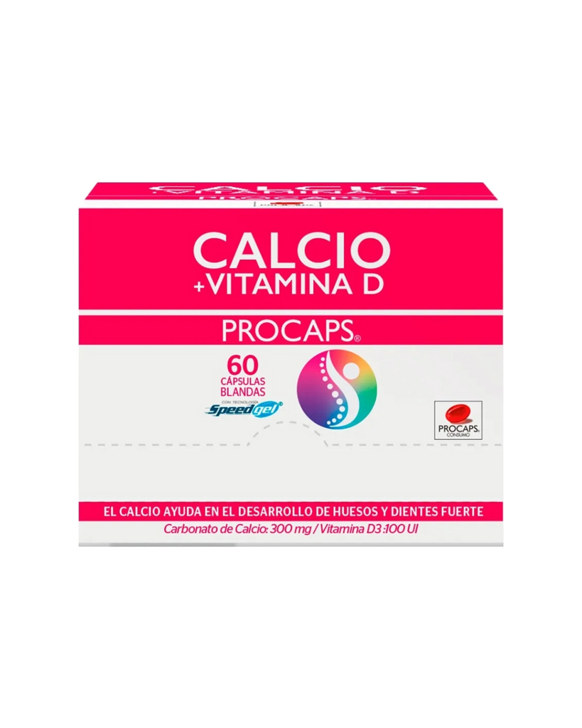 CALCIO +VITAMINA D3 CBG CAPSULAS BLANDAS CAJA X 60 UNDS