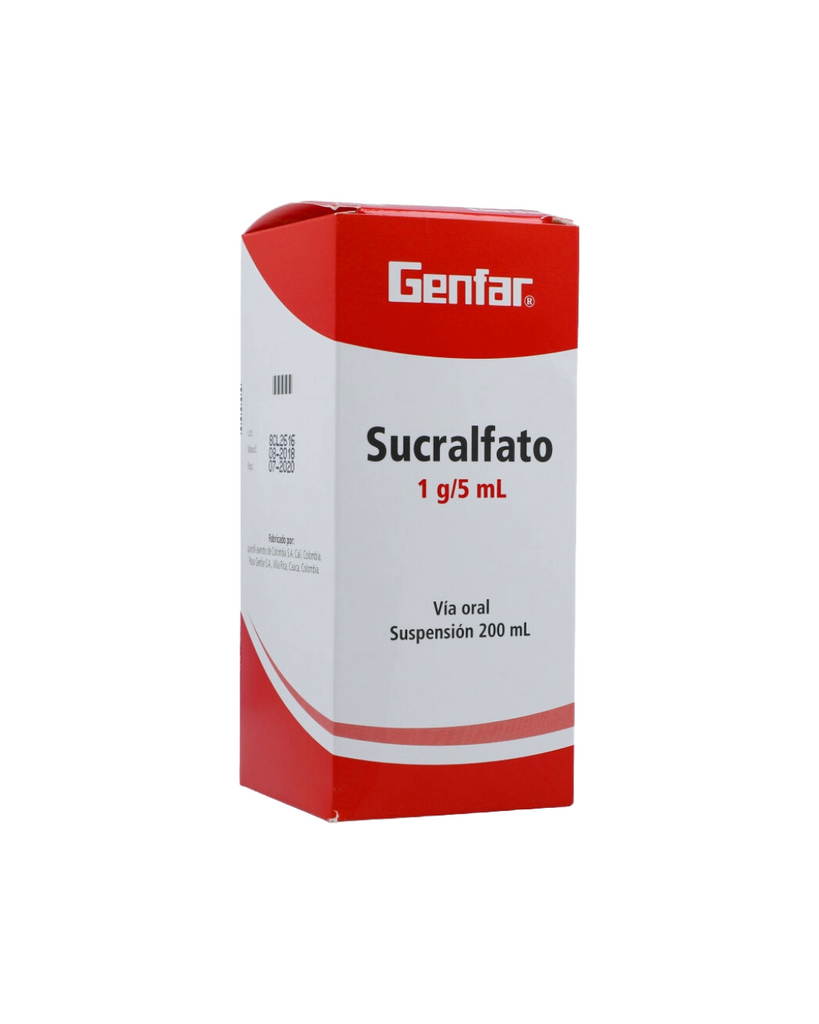 Genfar Sucralfato 1G/5Ml Suspension Caja X 200Ml