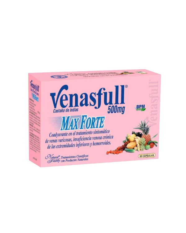 Venasfull Max Forte 500Mg Caja x30 Capsulas