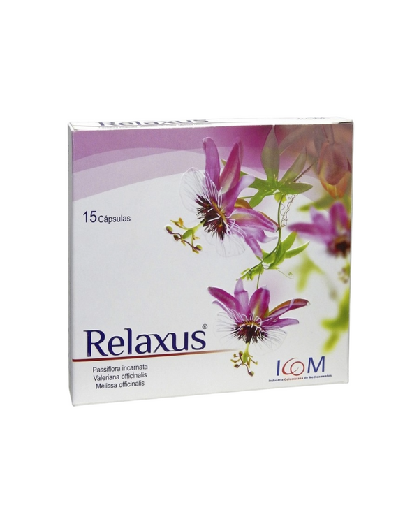 RELAXUS PASSIFLORA VALERIANA CAJA X 15 CAPSULAS