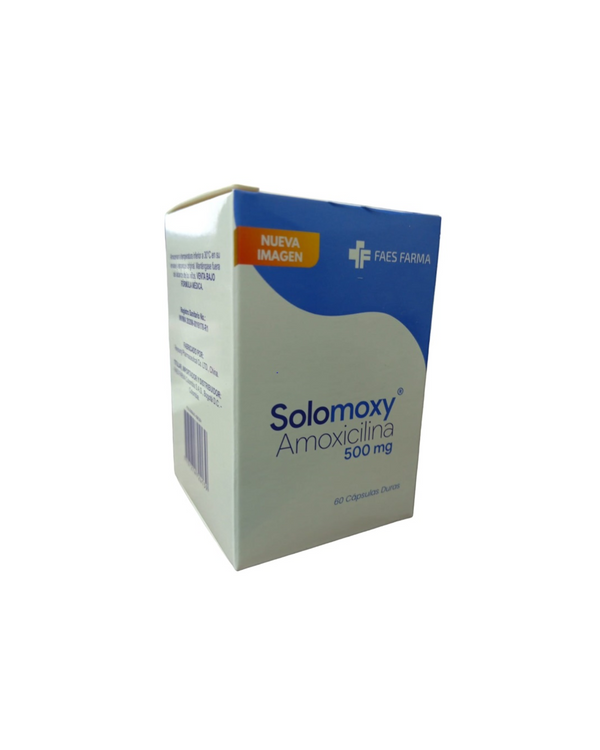 AMOXICILINA 500MG SOLOMOXY X 60 CAPSULAS