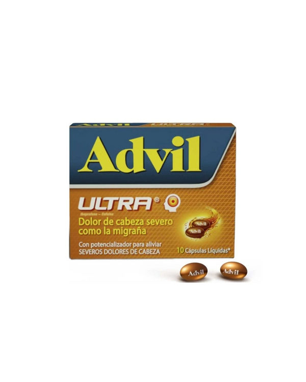 Advil Ultra Cápsulas (200+65)Mg Caja X 10