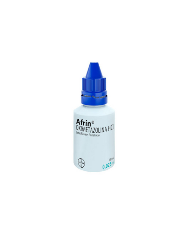 Afrin Oximetazolina 0.025% Bayer Frasco X 15 Ml