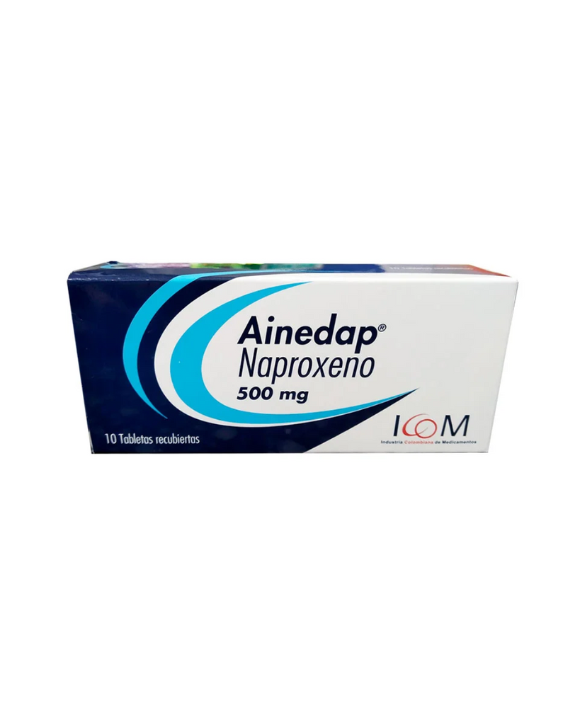 Ainedap 500 mg 10 Tabletas