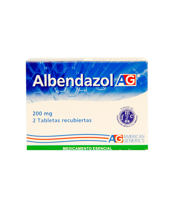 Albendazol 200Mg X 2 Tabletas A.G