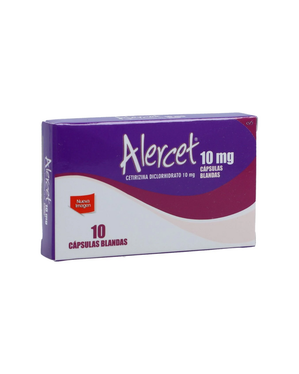 Alercet 10Mg Cápsulas X 10 Cápsulas Blandas