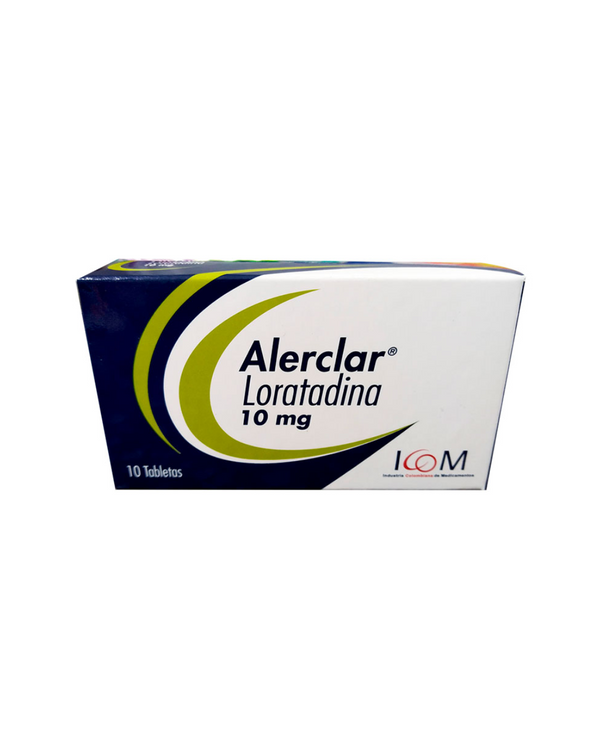 Alerclar 10 mg 10 Tabletas Icom