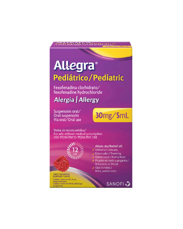 Allegra Pediátrico 30Mg/5mL Suspensión Oral Frasco X 150 mL