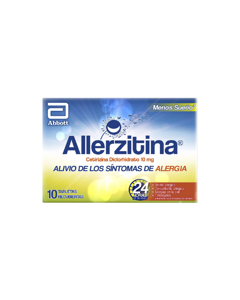 Allerzitina 10Mg Tableta Recubierta Caja X 10