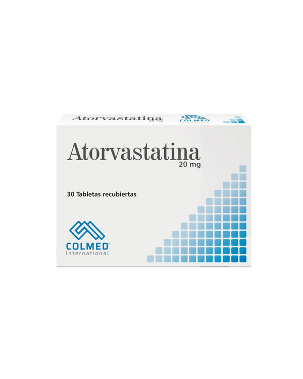 Atorvastatina Colmed 20Mg X 30 Tabletas Recubiertas