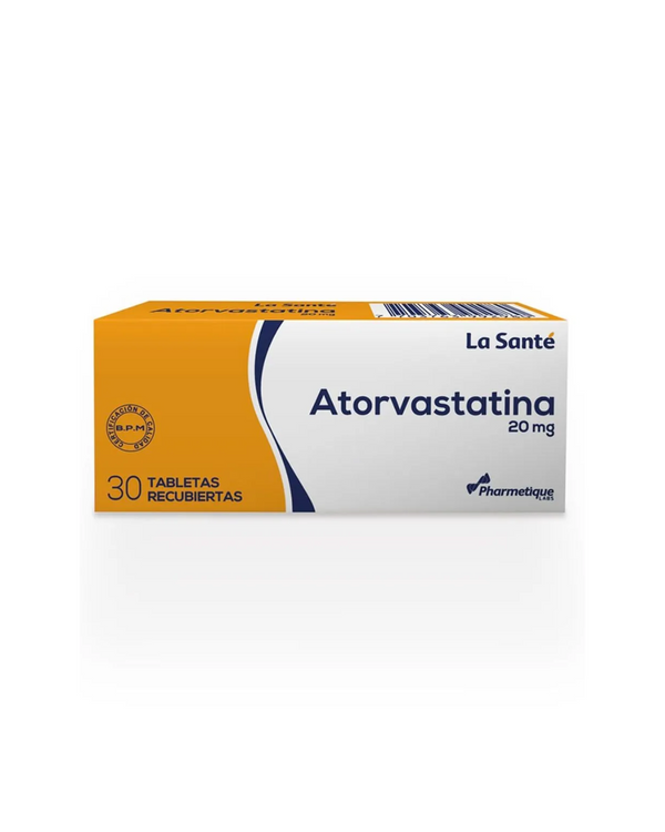 Atorvastatina La Sante 20Mg X 30 Tabletas