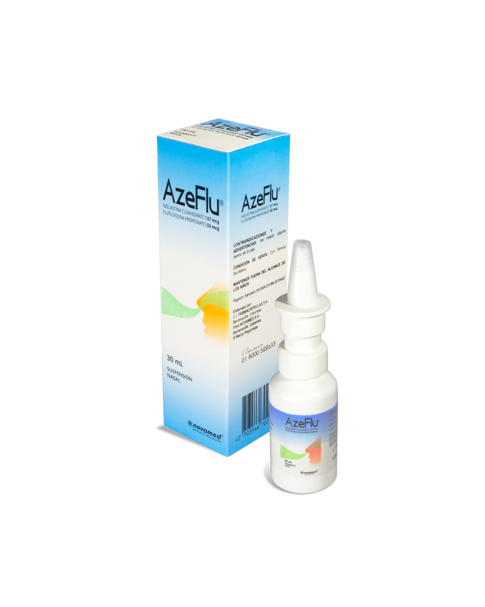 Azeflu (137+50)Mcg/Dosis Suspensión Nasal Atomizador Frasco X 30mL ...