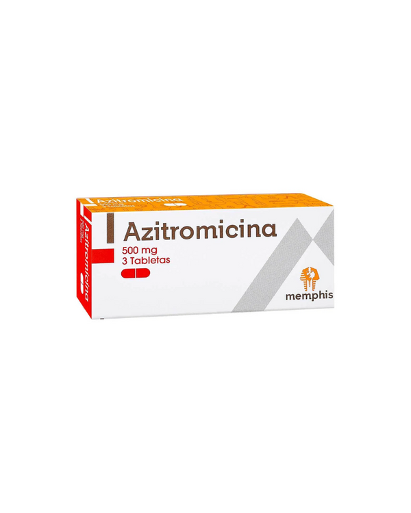 Azitromicina 500 Mg Memphis Caja X 3 Tabletas