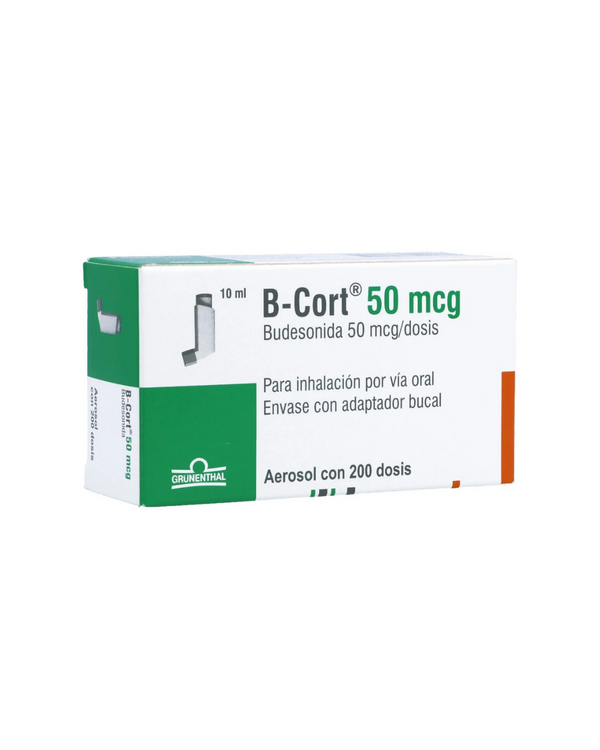 B-Cort Bronquial Dosis Aerosol 50Mcg Frasco X 200Dosis