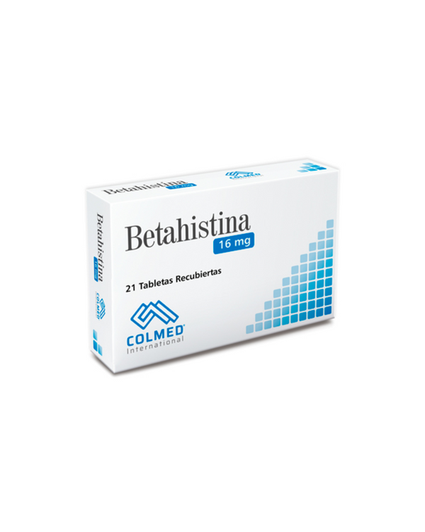 BETAHISTINA 16 MG COLMED CAJA X 21 TABS