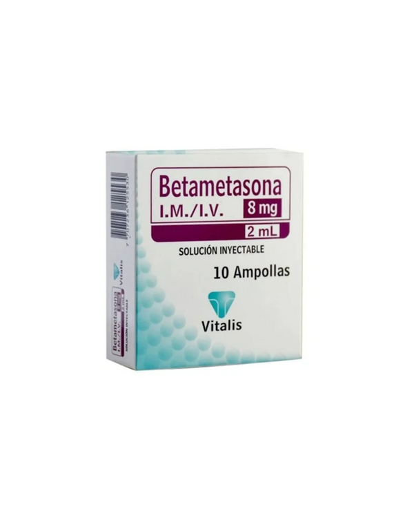BETAMETASONA VITALIS SOLUCION INYECTABLE 8 MG/2 ML