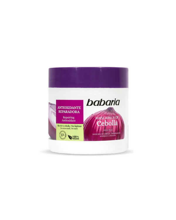 Mascarilla capilar, Babaria de Cebolla