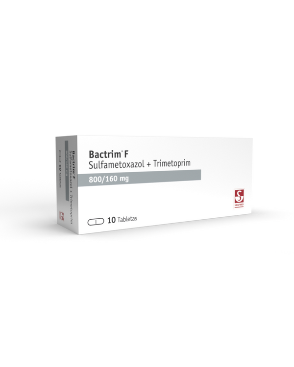 Bactrim F Tabletas 160Mg+800Mg Caja X 10