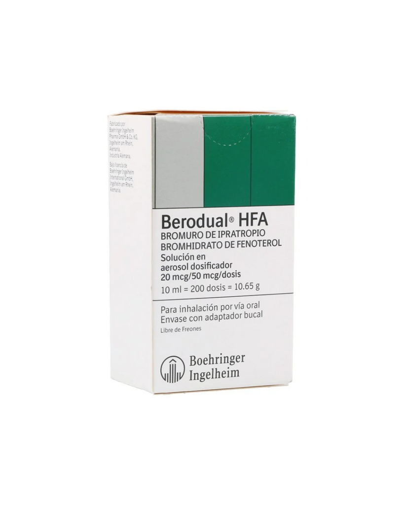 Berodual HFA (20Mcg+50Mcg) 10 mL