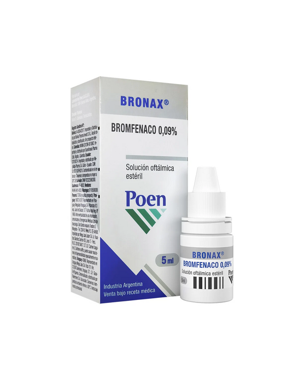 Bronax 0.9 mg/mL (0.09%) Solución Oftalmológica Frasco X 5mL