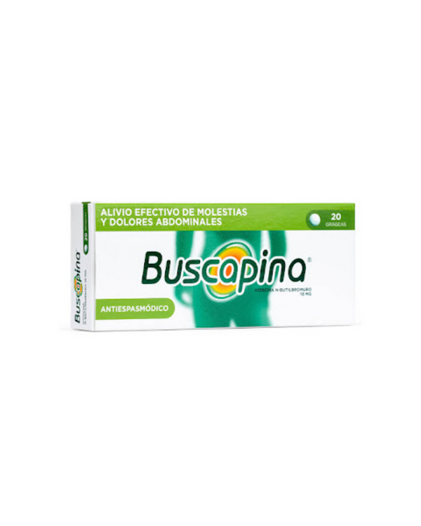 Buscapina Hioscina N Butilbromuro 10 Mg Opella X 20 Grageas