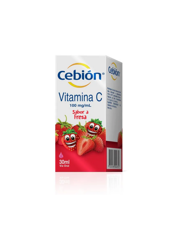 CEBION VITAMINA C EN GOTAS PARA NIÑOS SABOR A FRESA