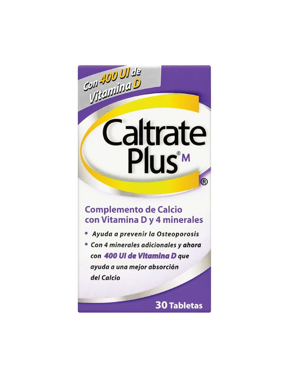 Caltrate Plus 400Ui X 30 Tabletas