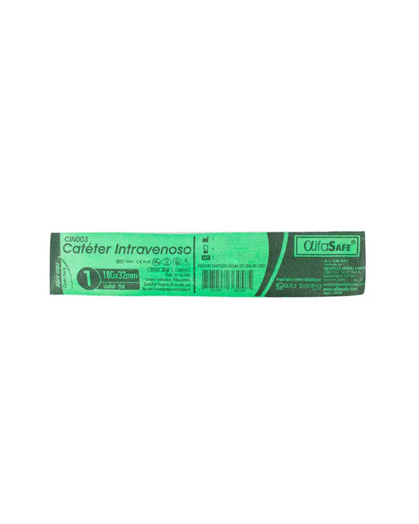 Cateter Intravenoso Alfasafe 18G X 1