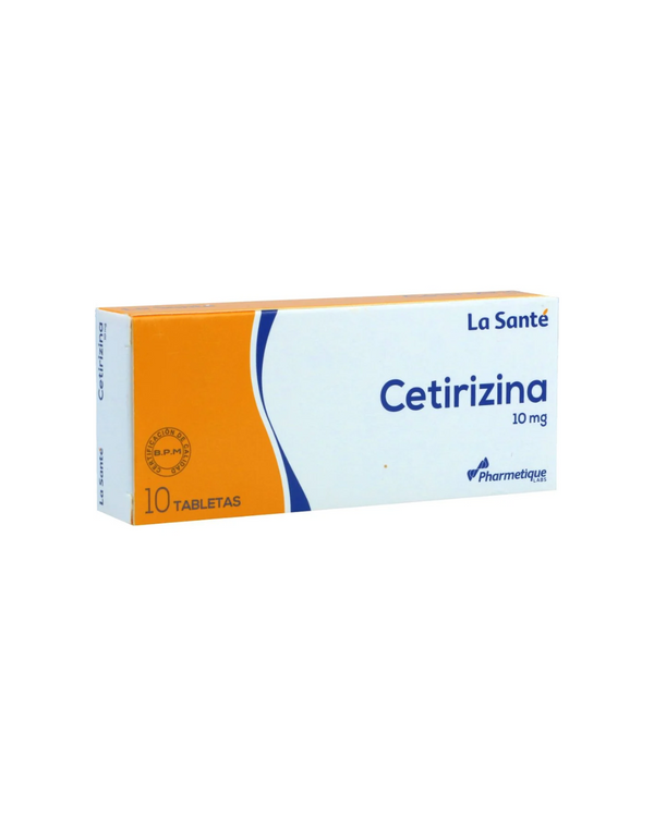 Cetirizina Tabletas 10 Mg Caja X 10
