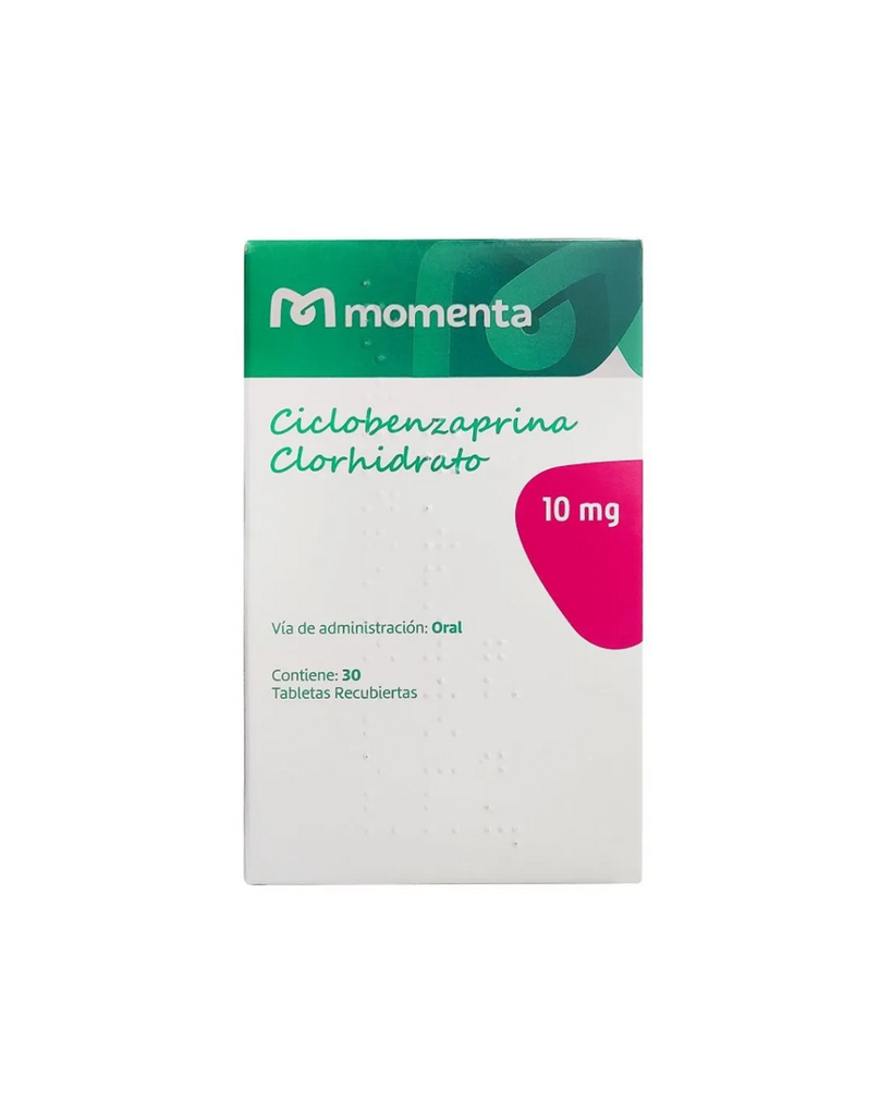 Ciclobenzaprina Momenta Tabletas 10mg X 30