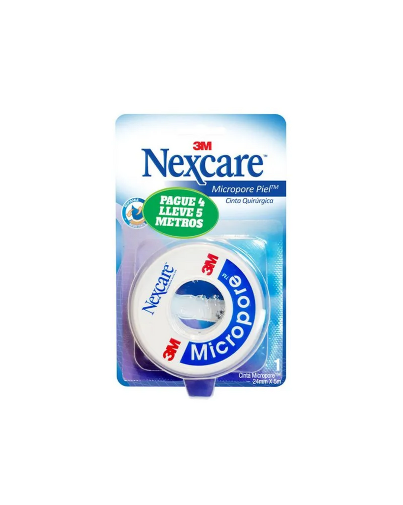 Micropore Caja Individual X 1 Sobre Nexcare 12Mm X 5M Piel