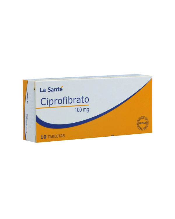 Ciprofibrato La sante 100Mg Caja X 10 Tabletas