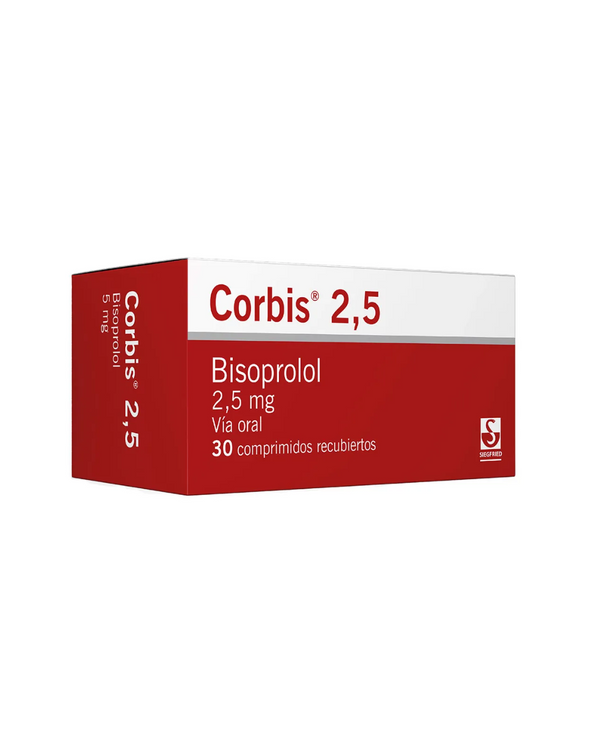 Corbis 2.5 Mg Comprimido Recubierto