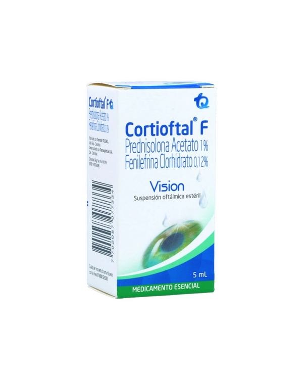 Cortioftal F Suspensión Oftálmologica Estéril Frasco X 5mL