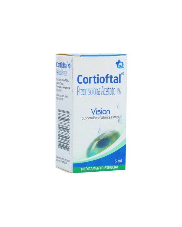 Cortioftal Suspensión Oftalmológica Estéril 1% Frasco X 5mL