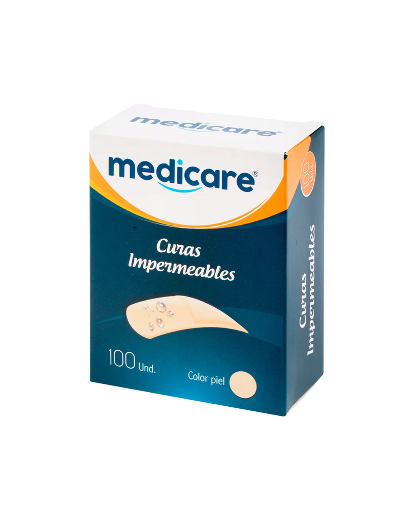 Curas Impermeables Medicare Piel Caja x 100 Uds