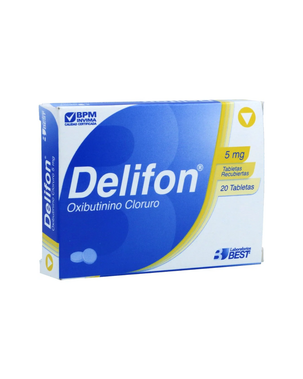 Delifon Tabletas Recubiertas 5Mg Caja X 20