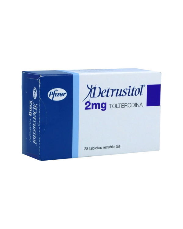 Detrusitol Tabletas Recubiertas 2Mg Caja X 28 Pfizer