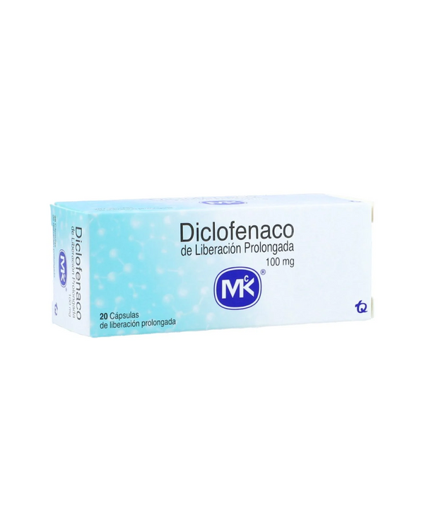 Diclofenaco de Liberación Porlongada 100Mg Caja X 20