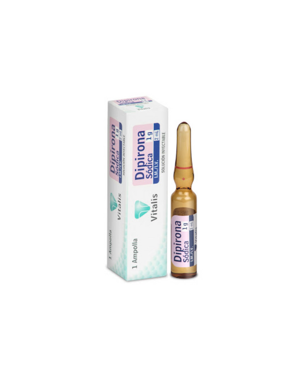 Dipirona Sódica 1gr/2ml Vitalis X 1 Ampolla
