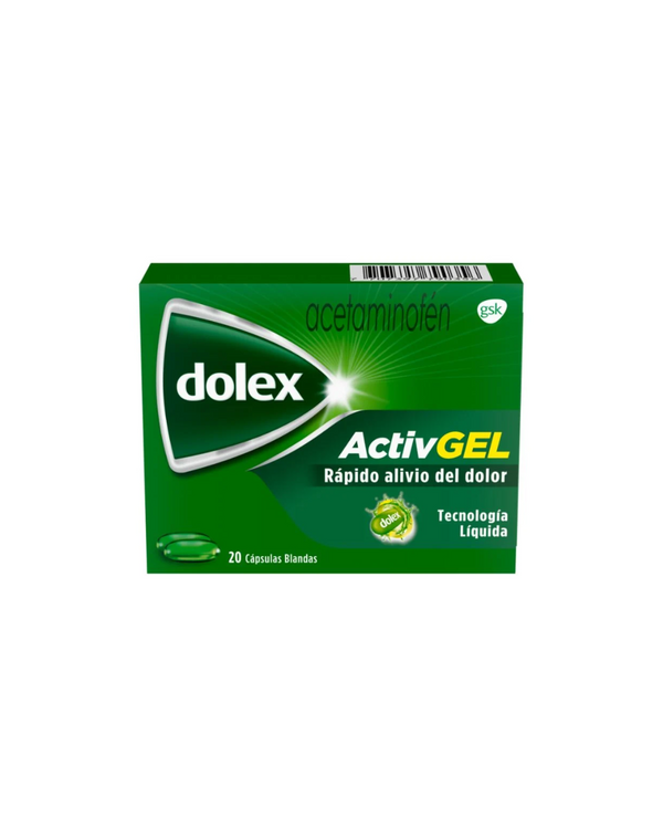 Dolex Activgel Cápsulas Líquidas 500Mg Caja X 20