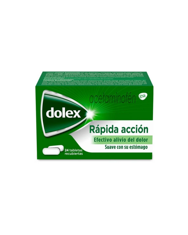 Dolex Rapida Acción 500Mg Tableta Recubierta Frasco X 24